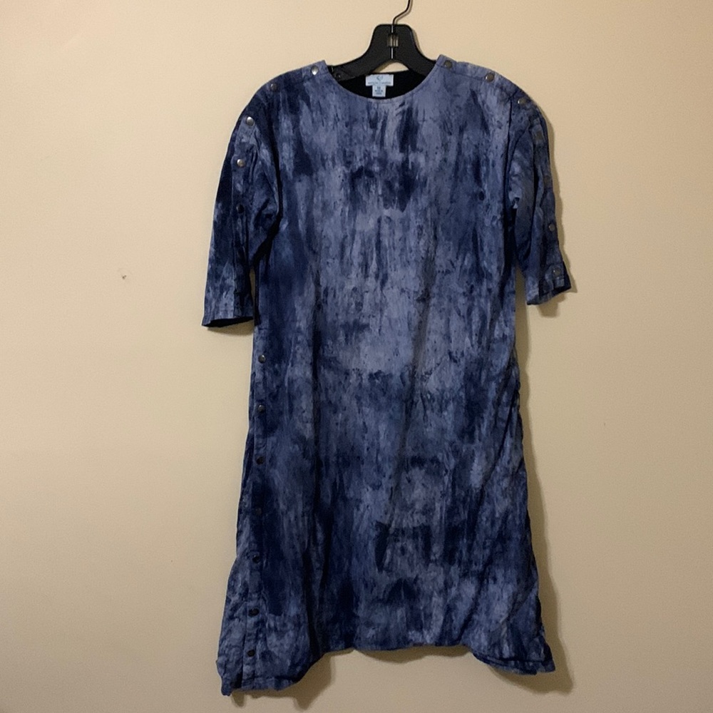 Kids Tie Dye Denim Dress